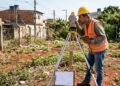 terreno com área menor