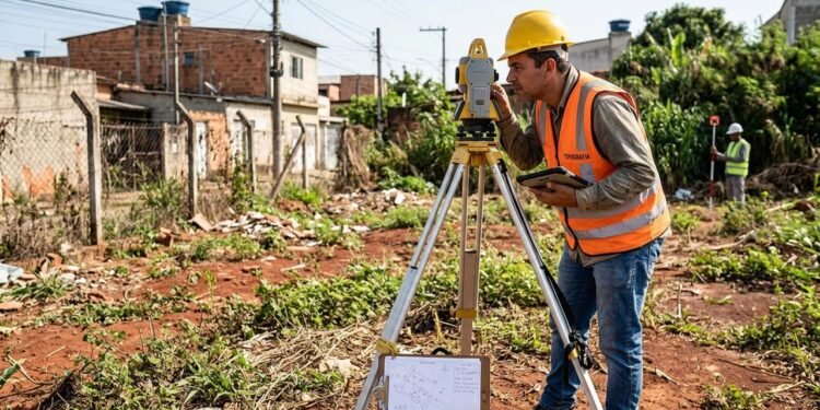 terreno com área menor