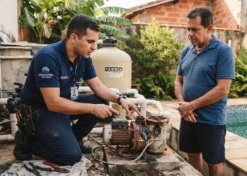 Família aluga casa com piscina, bomba quebra após poucos meses e proprietário e inquilino passam a discutir quem deve pagar equipamento de R$ 4 mil