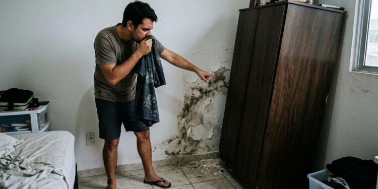 Rafael Martins havia alugado uma casa que parecia estar em boas condições durante a visita e a vistoria inicial.