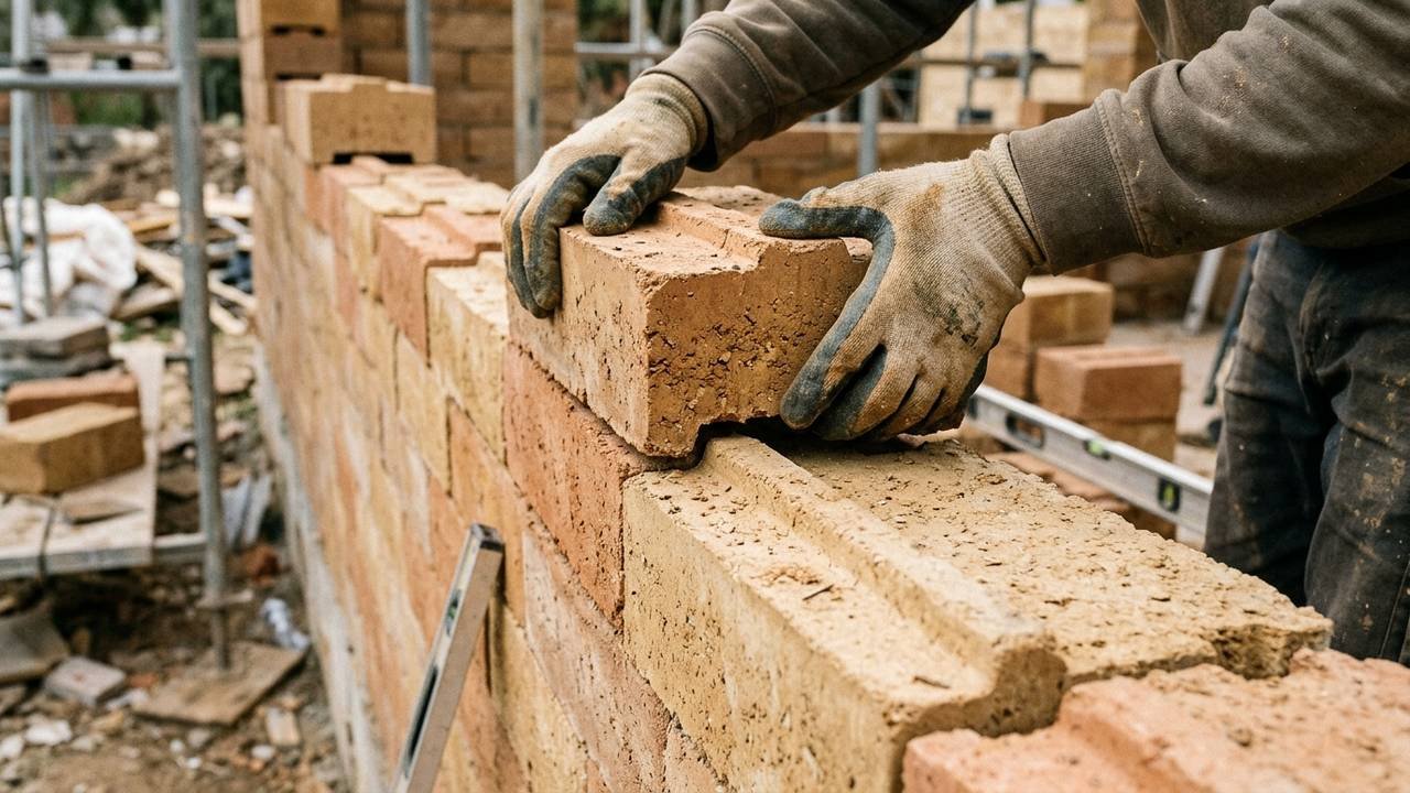 Tijolo ecológico ou alvenaria tradicional: o teste da engenharia que revela qual parede bloqueia melhor o calor e o barulho da rua