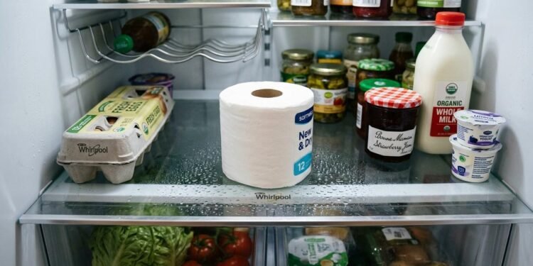 O papel higiênico é produzido principalmente com fibras de celulose, material poroso capaz de captar água.