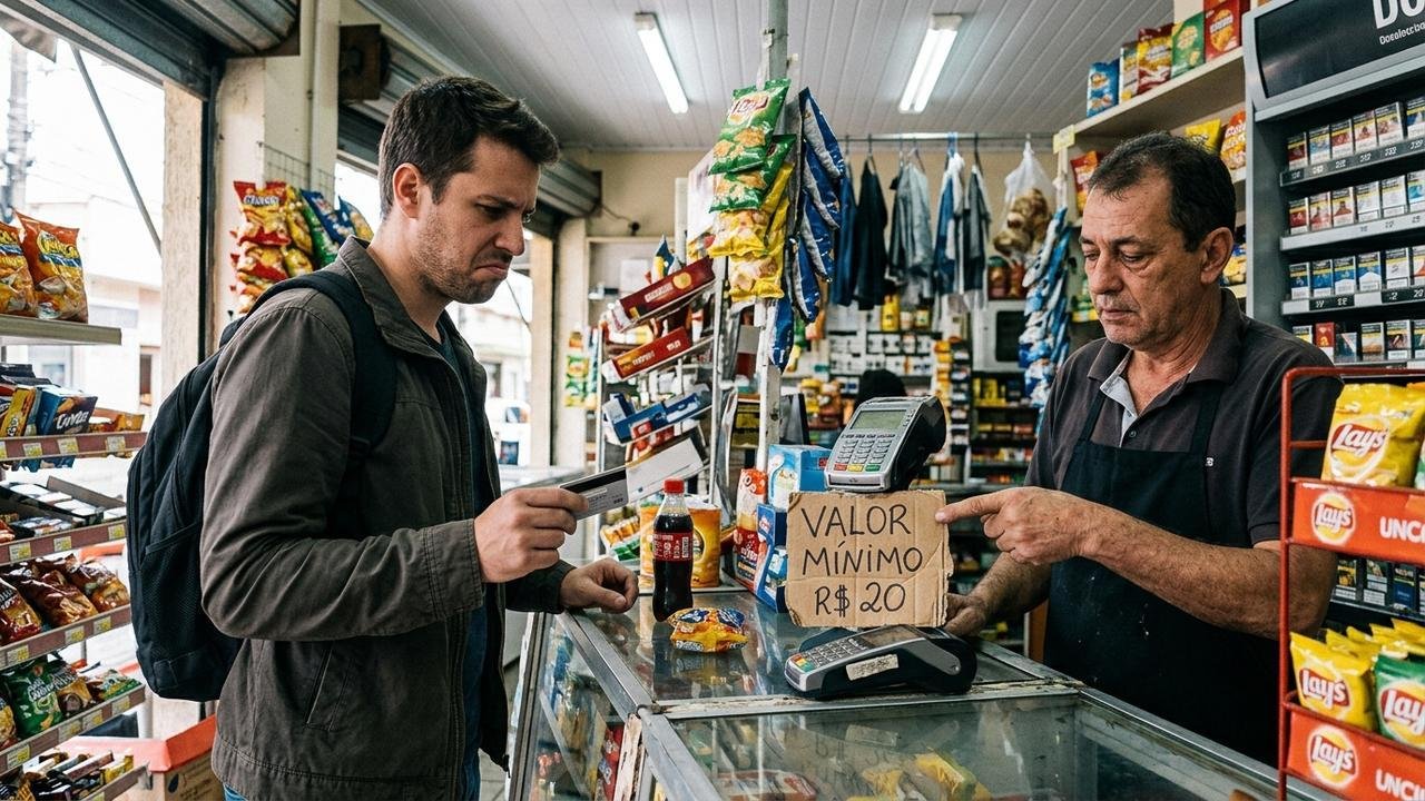 Comércio recusa pagamento no cartão para compras abaixo de R$ 20, cliente denuncia prática abusiva e Procon aplica multa pesada na loja