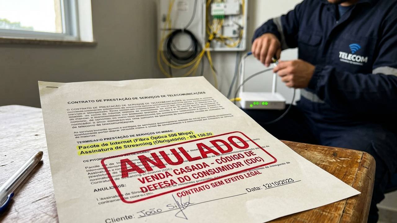 Provedor obriga cliente a pagar R$ 150 em streaming para ter desconto na internet e Justiça anula pacote por reconhecer venda casada