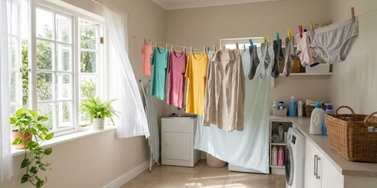 A ideia é utilizar o vinagre para tentar reduzir odores desagradáveis e o amaciante para deixar um perfume nas roupas recém-lavadas.