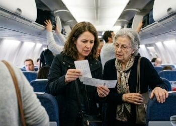 Mulher compra passagem para viajar com assento marcado ao lado da mãe idosa e descobre no embarque que as duas foram colocadas em fileiras diferentes