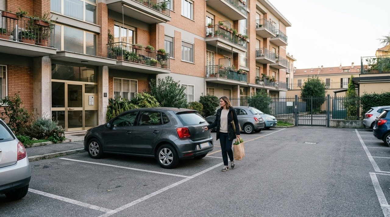 Moradora compra apartamento com vaga de garagem anunciada como privativa e descobre que o espaço é utilizado há anos pelo síndico para guardar equipamentos do condomínio; o conflito chega à assembleia