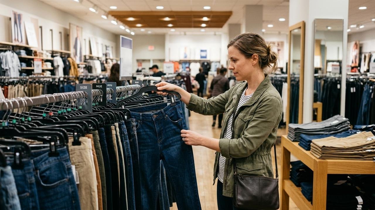 Calça anunciada como “tamanho único” não serve em todas as pessoas: o que conferir nas medidas antes de comprar roupas pela internet