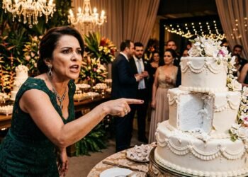 Família paga R$ 1,6 mil por bolo de casamento de três andares e descobre durante a festa que dois deles eram apenas estruturas decorativas