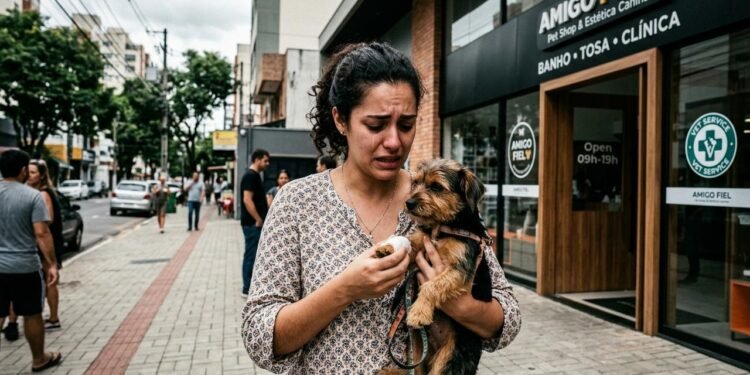 Se uma situação semelhante ocorrer, o primeiro cuidado é garantir o atendimento necessário ao animal e preservar os comprovantes relacionados ao episódio.  // Imagem ilustrativa gerada por IA para representar a situação descrita no texto; pessoas, locais e elementos visuais não correspondem necessariamente aos reais