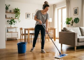 A psicologia explica que quem limpa a casa ouvindo música pode tornar as tarefas repetitivas mais agradáveis e sentir menos o peso da faxina
