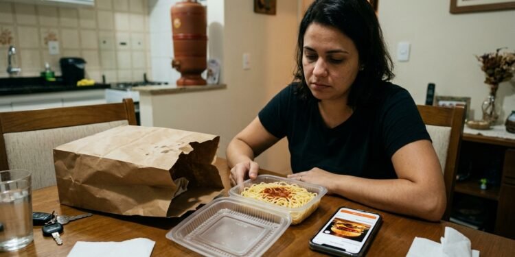 pedido de comida errado
