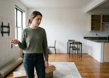 Mulher compra apartamento mobiliado e, no dia de receber as chaves, percebe que vários eletrodomésticos e móveis mostrados durante as visitas foram retirados antes da entrega