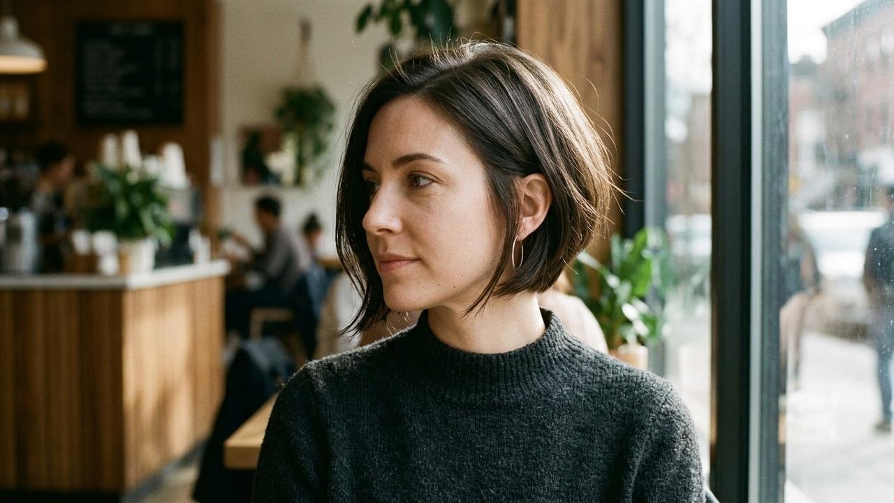 5 cortes de cabelo bob em camadas que adicionam volume naturalmente aos cabelos finos e são especialmente favorecedores para rostos redondos
