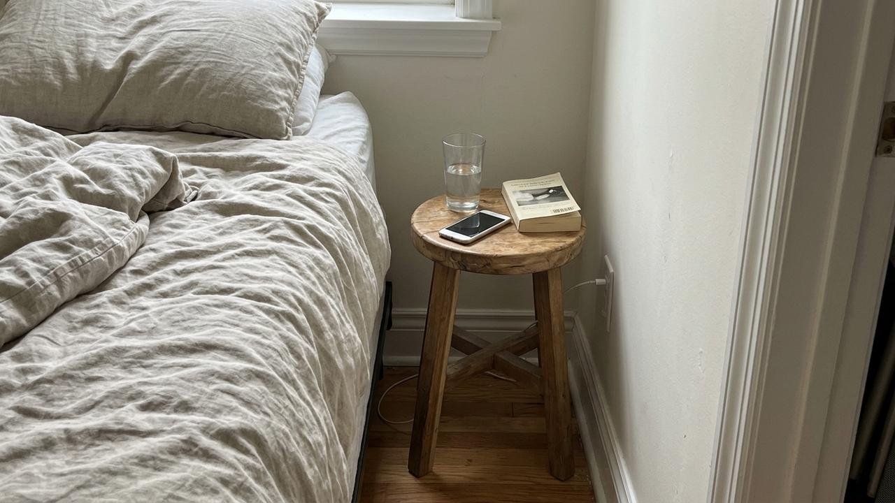 Quarto apertado pede soluções inteligentes, e estas 7 alternativas à mesa de cabeceira liberam espaço sem perder a praticidade