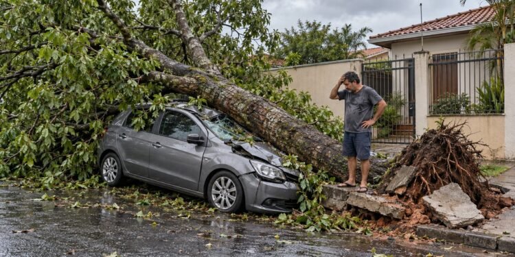 Se a prefeitura foi avisada do risco da árvore e não agiu, o dono do carro pode ser indenizado pela omissão do poder público