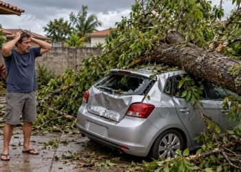 Se a árvore caiu sobre o carro, o vizinho só escapa de pagar o conserto de R$ 14 mil se provar que a queda era inevitável