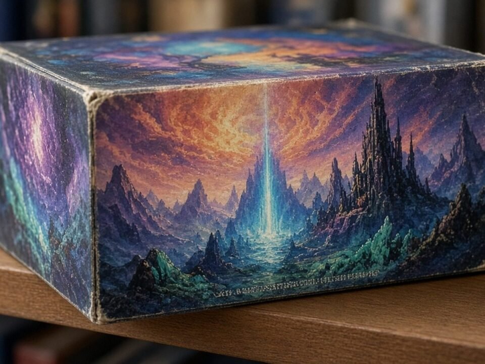 Caixa original de videogame em prateleira de colecionador