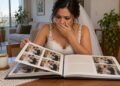 Quase metade das fotos entregues estava desfocada ou repetida, enquanto momentos centrais do casamento não foram registrados