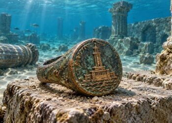 O sinete de bronze amplia as evidências sobre como o Farol de Alexandria era representado na Antiguidade