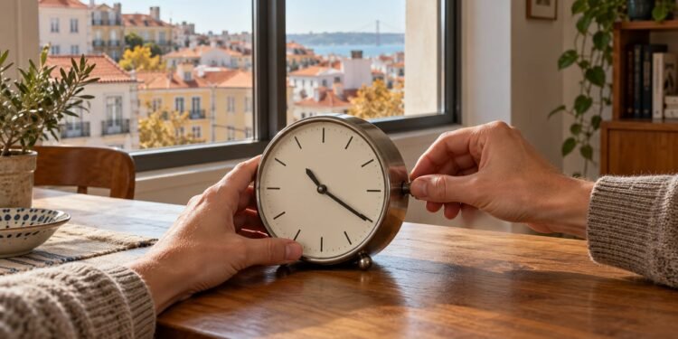 Portugal atrasa os relógios neste domingo, e a diferença para Brasília cai de quatro para três horas