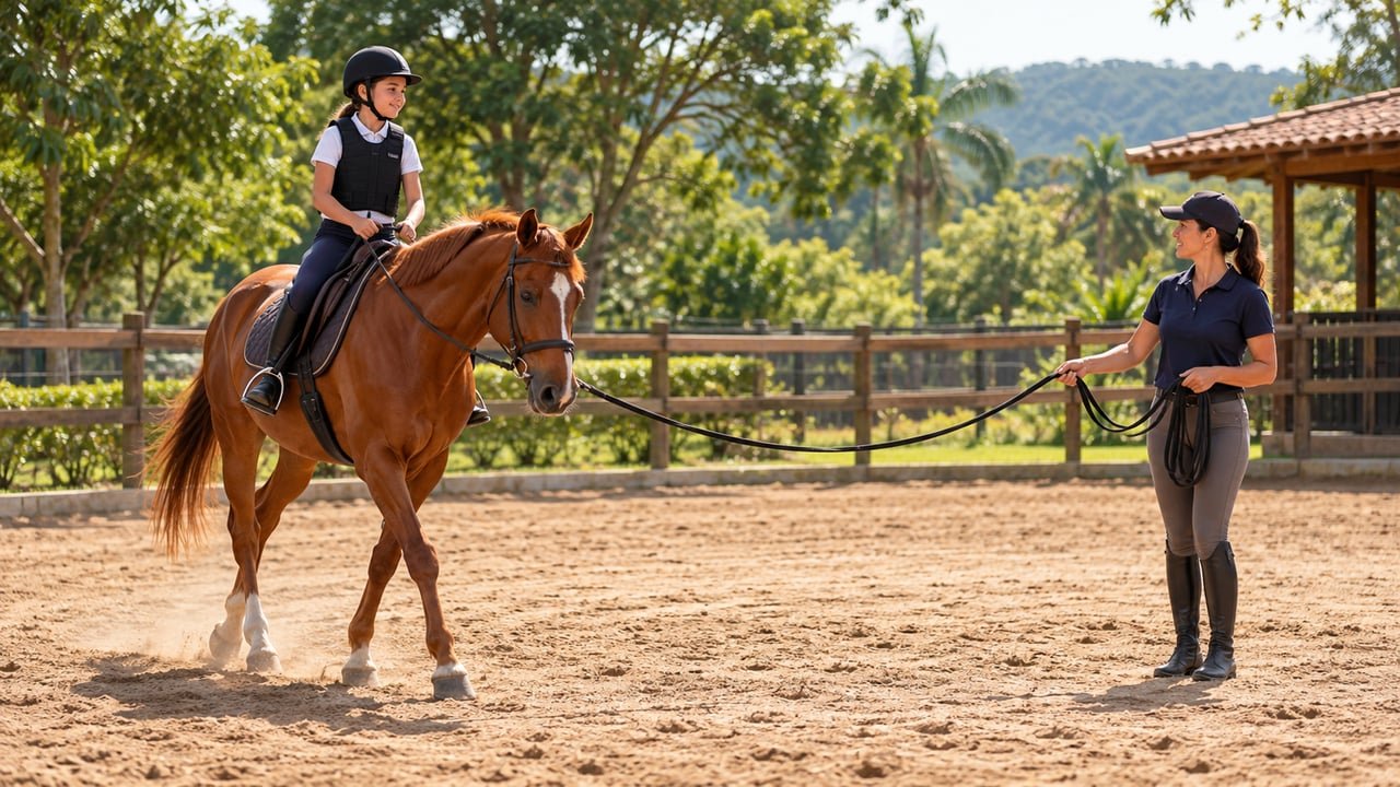 Colocar o cavalo em aulas de terceiros expõe o animal a desgaste e a risco de lesão que ninguém contratou