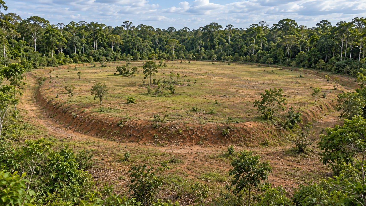 Pesquisas no Alto Xingu revelaram grandes aldeias com praças e muros de terra, sem comprovar a Cidade Z