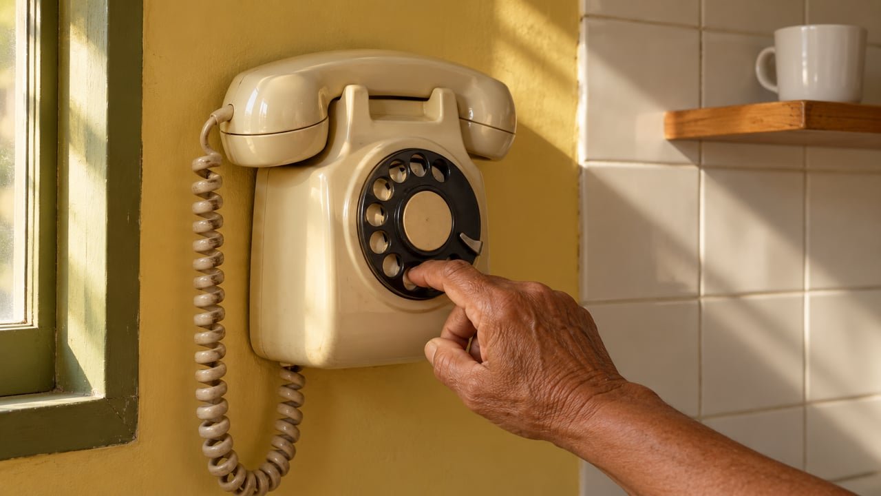 Decorar o telefone fixo dos amigos exigia repetir e agrupar dígitos, sem apoio algum.