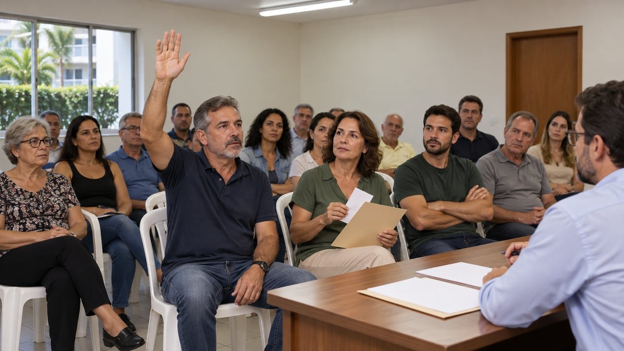 A assembleia pode mudar o regimento, mas só se todos os condôminos forem convocados e a votação for regular