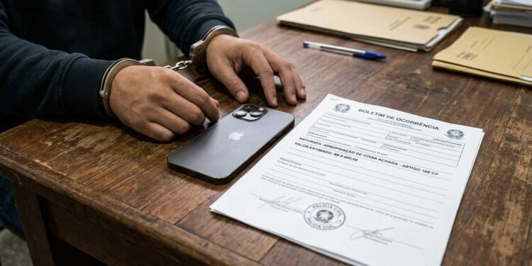 Jovem acha iPhone de R$ 9 mil esquecido na praça, formata o aparelho para uso próprio e acaba indiciado pela polícia por apropriação indébita