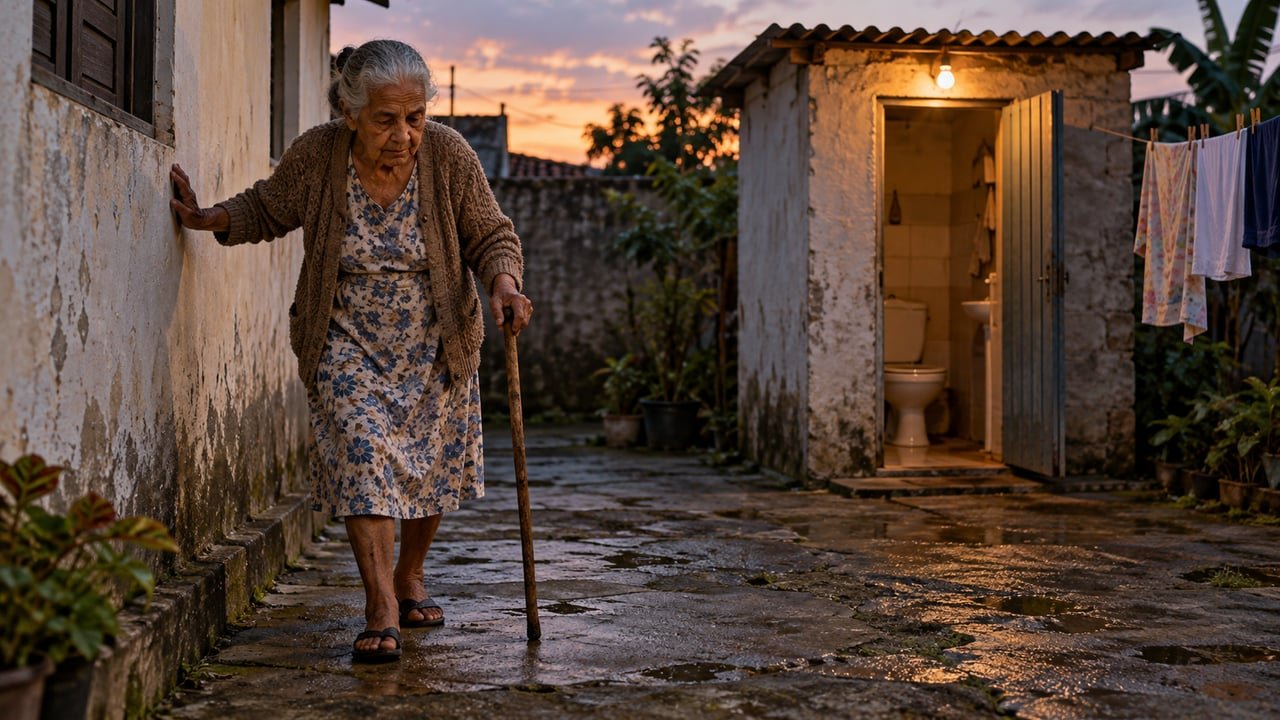 Iluminação ruim e piso irregular favorecem quedas, e 71% das mortes por queda no mundo ocorrem entre pessoas com 60 anos ou mais