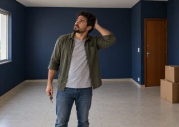 Pintar as paredes sem autorização altera o estado original do imóvel e pode gerar cobrança na devolução das chaves