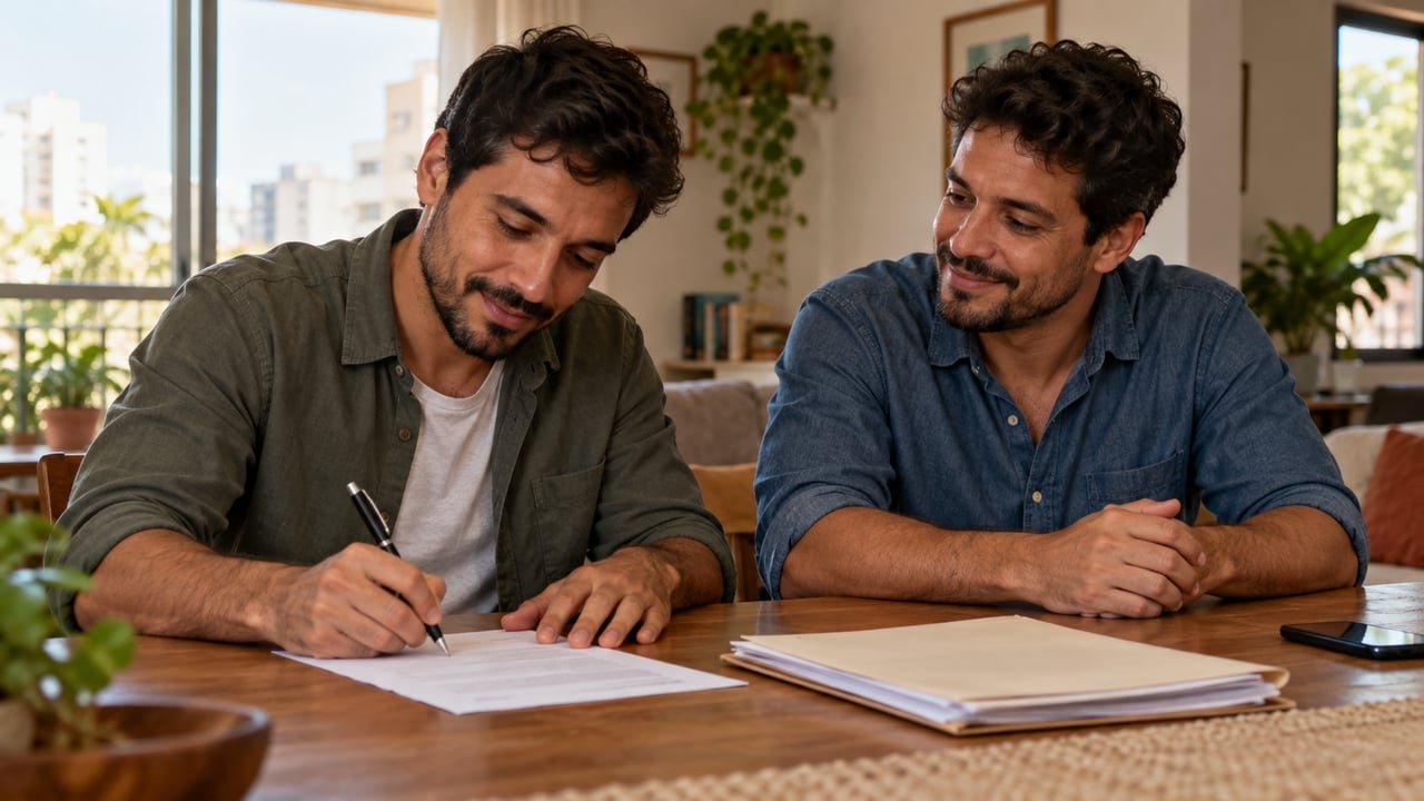 Um recibo simples com valor, prazo e forma de devolução evita disputas entre parentes e protege os dois lados