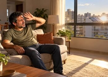 O reflexo das placas solares que atinge a sala do vizinho pode configurar uso anormal da propriedade pelo artigo 1.277 do Código Civil