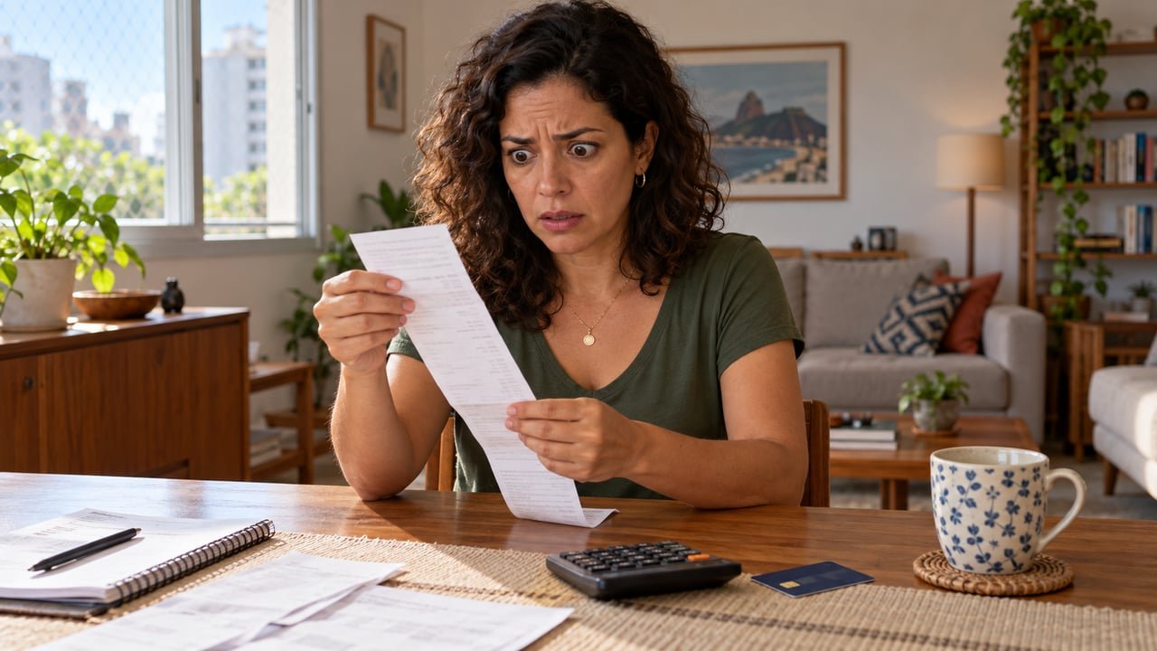 Mulher empresta cartão de crédito à irmã para uma única compra de R$ 1.800 e, três meses depois, percebe na fatura que parcelamentos e novas compras não autorizadas elevaram o valor para mais de R$ 7 mil