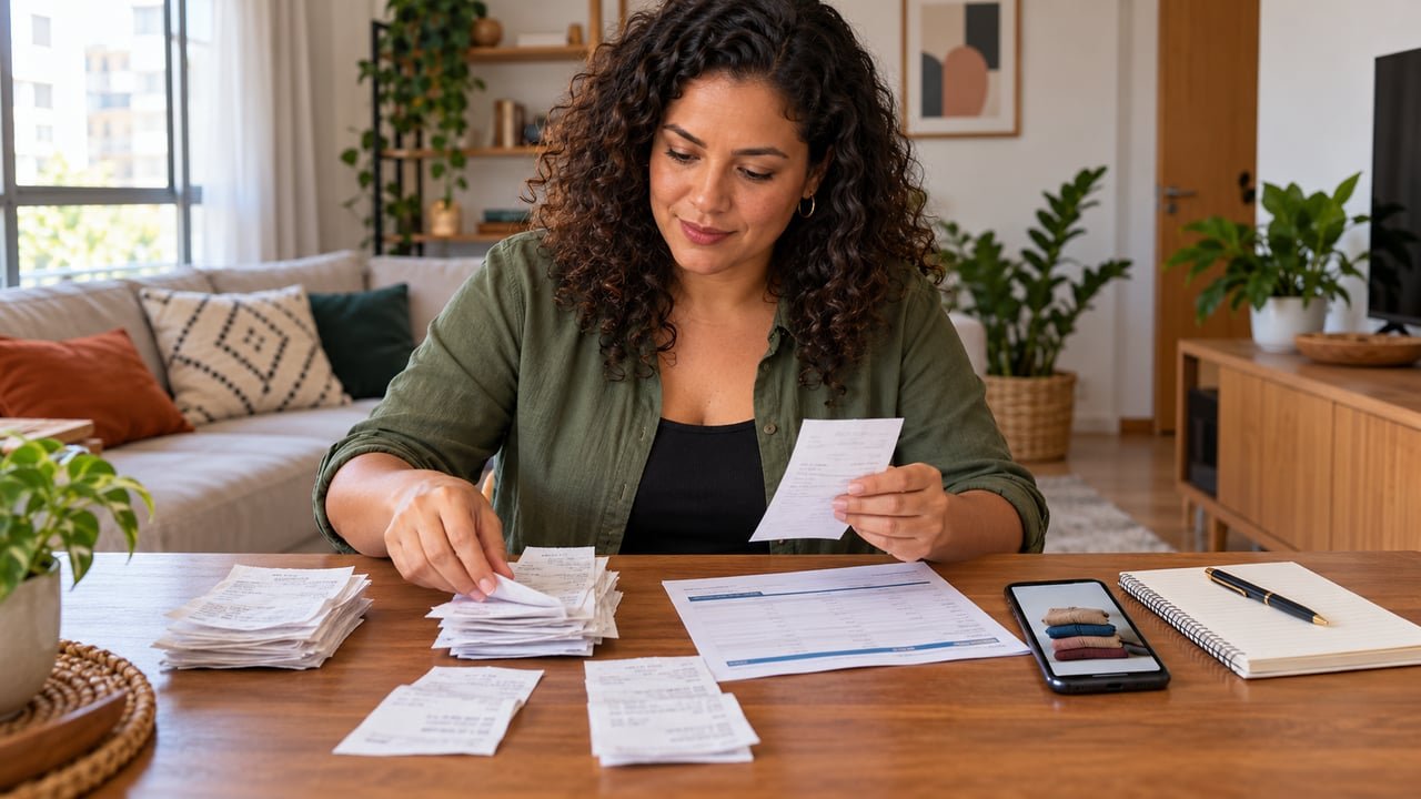 Notas fiscais, faturas do cartão e fotos dos itens ajudam a comprovar o prejuízo e sustentar o pedido de indenização