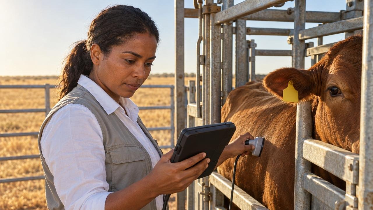 Ultrassom feito pela veterinária nos primeiros dias confirma quais novilhas estão prenhas e sustenta a reclamação por vício redibitório