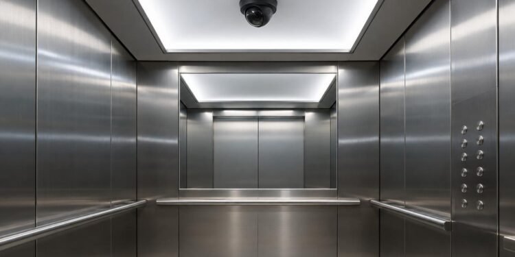 Câmera com microfone no teto do elevador levanta debate sobre privacidade e LGPD em condomínios