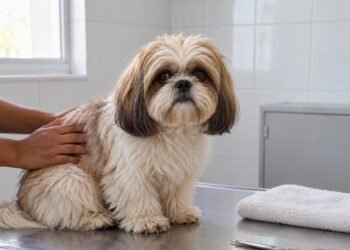 Shih-tzu voltou do banho e tosa com cortes e a loja negou responsabilidade pelas lesões.