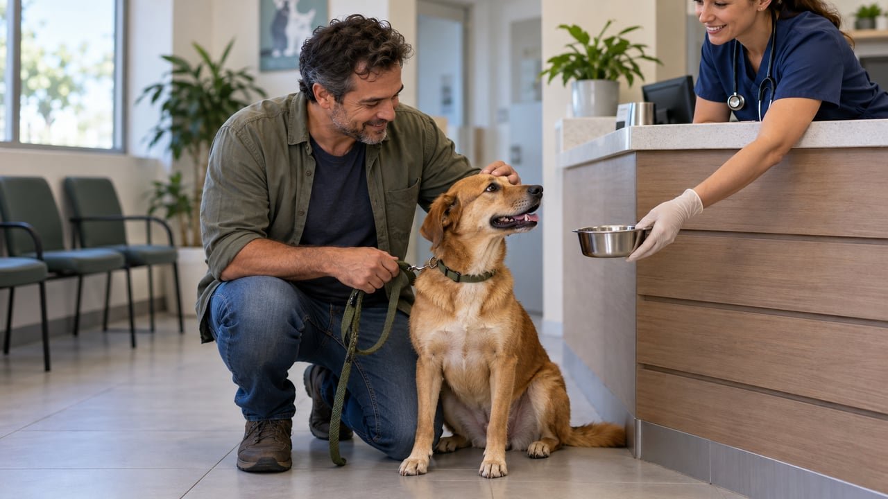 Após a volta para casa, vale observar a saúde do cachorro, e gastos com veterinário comprovados entram na reparação pelo CDC
