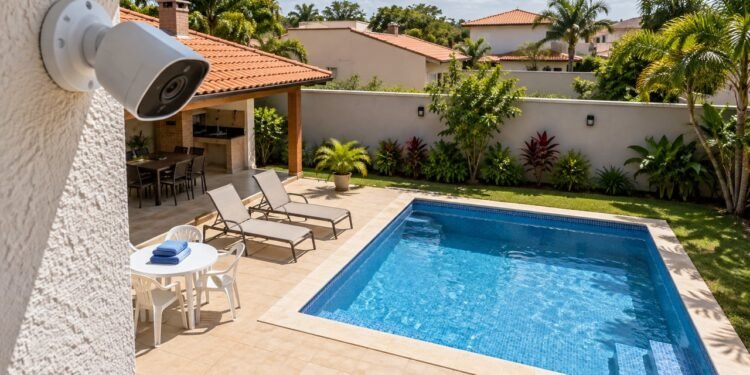 Câmera que filma o quintal e a piscina do vizinho invade a privacidade, e a Justiça pode mandar reposicioná-la