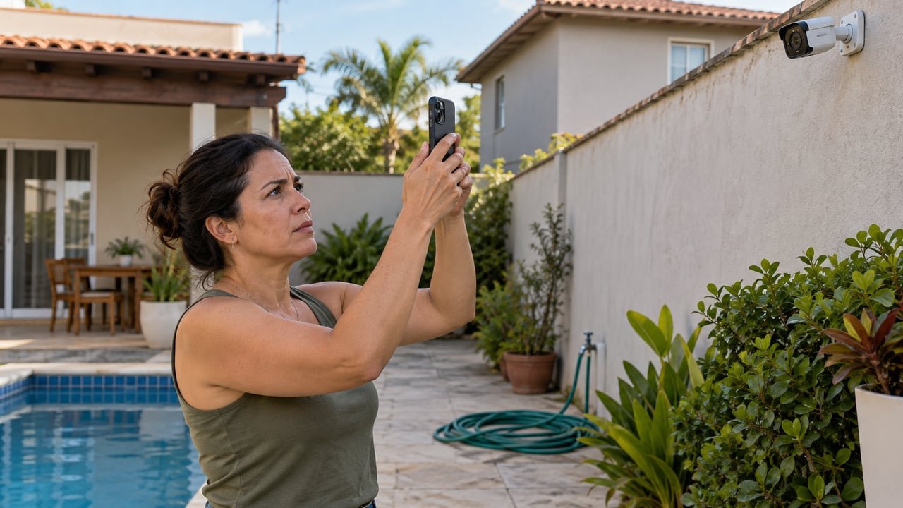 O artigo 21 do Código Civil garante a inviolabilidade da vida privada e sustenta o pedido de mudança do ângulo da câmera
