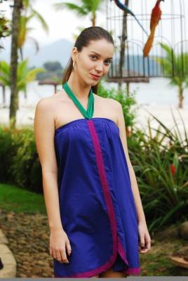 A mimada e cruel Débora  de Malhação (2008) foi  a estreia da atriz na tevê