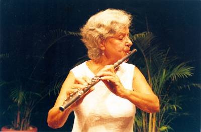 Cr&eacute;dito: Arquivo CB/D.A Press. Brasil. Flautista Odette Ernest Dias.