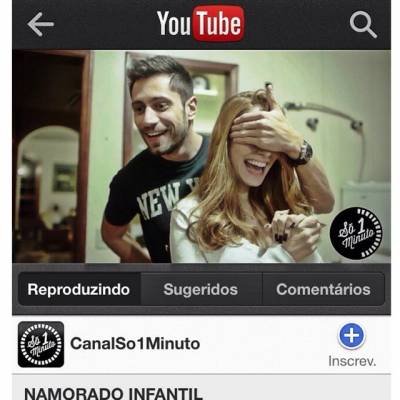 Crédito: Felipe Barreira/Divulgação. Canal do YouTube Só um minuto, com Bernardo Felinto e Agatha Silvestre.
