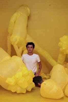 2019. Crédito: João Trevisan/Divulgação. Cultura. Artistas que participam da residência do Prêmio Vera Brant, na Casa Niemeyer. Gustavo Silvamaral.