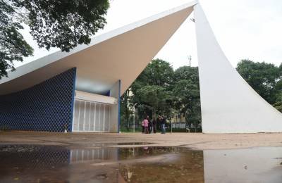 Obras de revitalização da Igrejinha começaram nesta terça-feira (18/1)